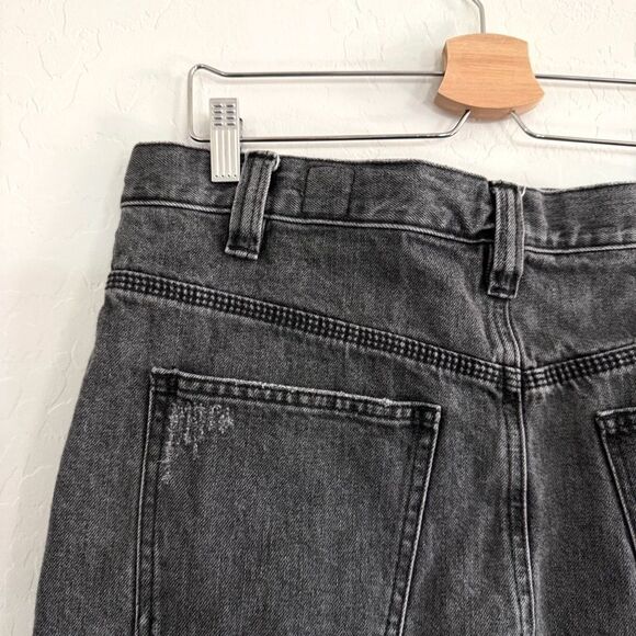 Free People Faded Black Sidecar Mini Skirt Size 31 - Picture 8 of 13